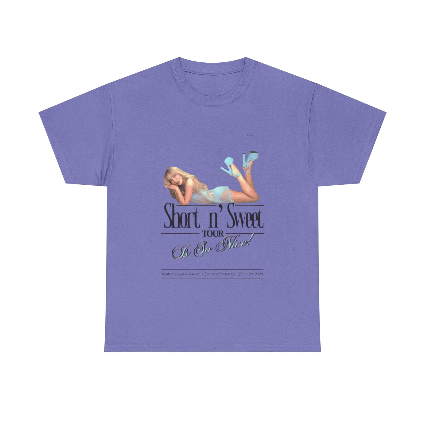 Short n' Sweet Tour Unisex Heavy Cotton Tee - Fun Retro Graphic T-Shirt