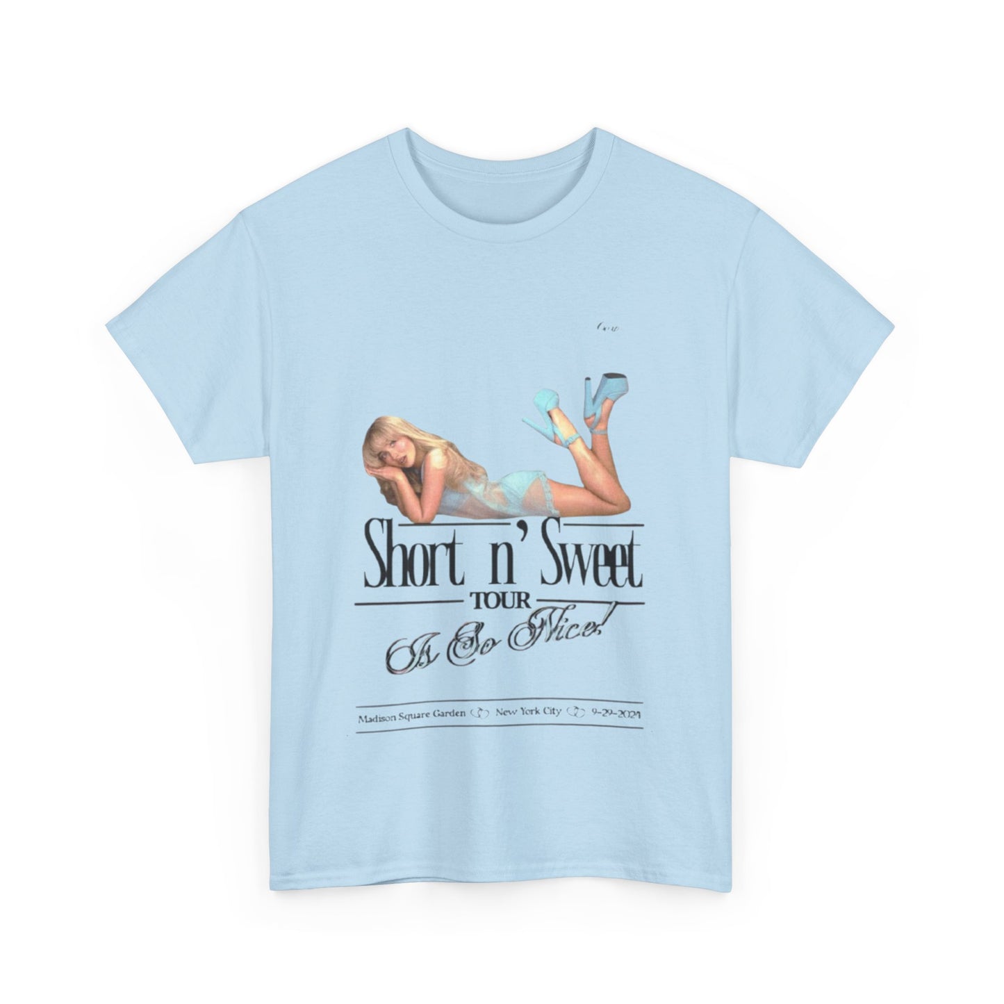 Short n' Sweet Tour Unisex Heavy Cotton Tee - Fun Retro Graphic T-Shirt